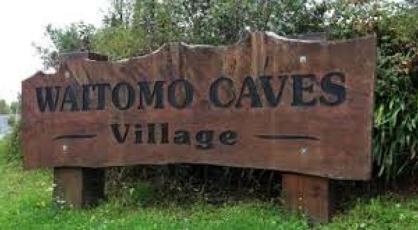 Waitomo Village sign